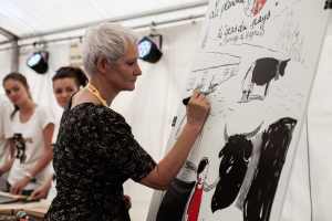 Performance Hélène Becquelin - planchette valaisanne